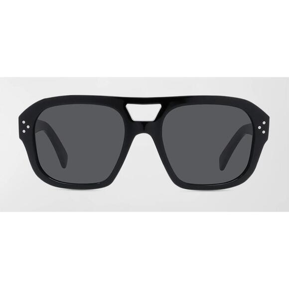 CELINE CL40205U Acetate Aviator Sunglasses - Picture 1 of 11